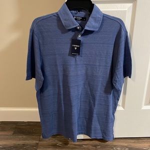 Cremieux mens navy polo. Size medium. Brand new